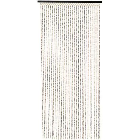 Cortina de bambú marrón 90 cm x 200 cm para puerta