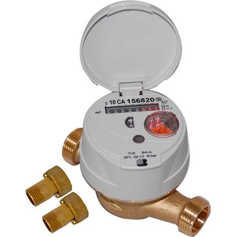 CONTATORE ACQUA A QUADRANTE ASCIUTTO 8 RULLI BOSCO USDA -