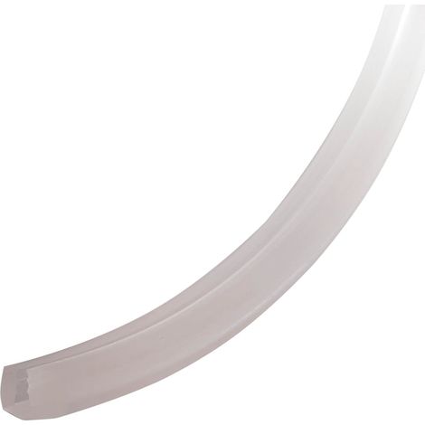 cyclingcolors guarnizione per schermo doccia vasca vetro 4mm 4.5mm in silicone traslucido Trasparente profilo porta scorrevole mobile mensola vetrina, lunghezza 1 metro
