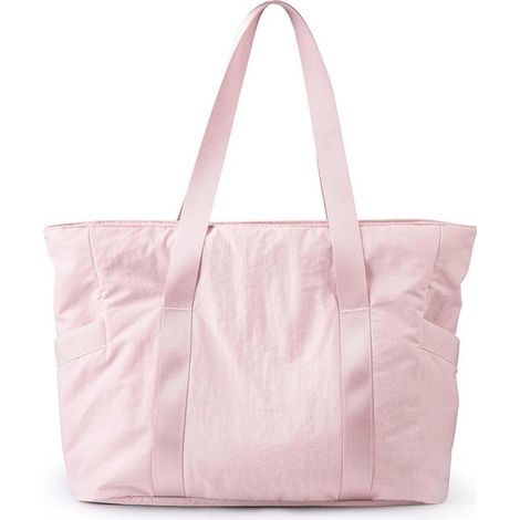 Sac cabas femme avec fermeture éclair - Sac bandoulière 15 pouces, sac pour ordinateur portable et sac d'école - Sac de courses week-end, sac d'épicerie et sac de plage - Idéal pour les voyages et le (1/5)