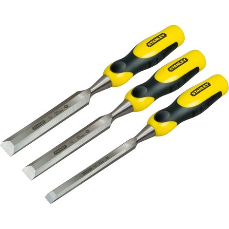 Set scalpelli in legno Stanley Dynagrip lama in acciaio EN31