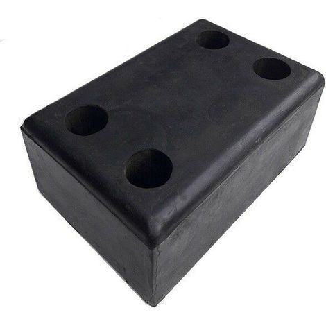 Gummiblock Gummiklotz 177x120x80mm Gummiauflage Gummiunterlage Gummiplatte Gummi