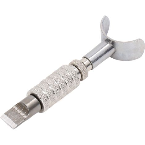 Couteau à Cuir avec Lame Interchangeable pour Travaux de Maroquinerie et Projets DIY - Manche Souple et Précision Maximale (1/5)