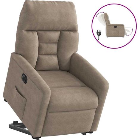 Maison Exclusive - Relaxsessel mit Aufstehhilfe Elektrisch Taupe (1/5)