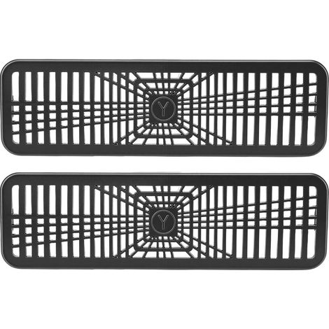 Cache de Ventilation Sous le Siège Arrière, Lot de 2 Grilles de Ventilation de Remplacement pour Siège Arrière avec Conception Anti-poussière, pour Model Y Juniper 2025-2026 (1/5)
