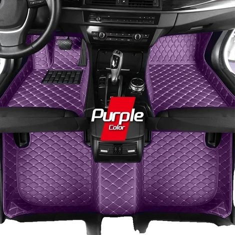 Tapis de sol de voiture, Luxe-Entourage, Imperméable et Résistant aux Taches, tapis de sol 3 pièces - 5 (1/2)