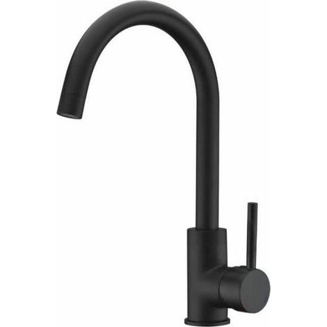Rousseau Køben Einhebelmischer Küche elegant schwarz