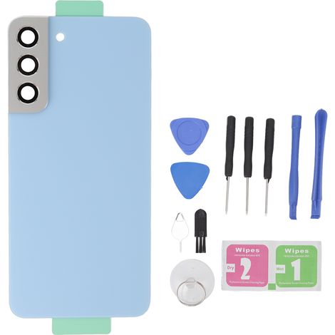 Panneau arrière en verre de remplacement pour Samsung Galaxy S22 Plus S906U S906F, pièce de téléphone, coque arrière bleue (1/5)