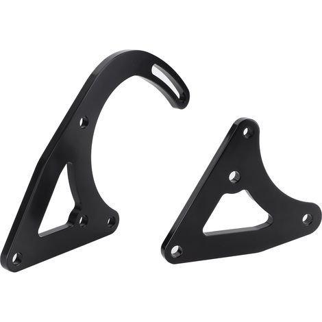 Lot de support d'alternateur noir avec vis de fixation adapté pour HOLDEN V8 253 308 PRE VN (1/5)