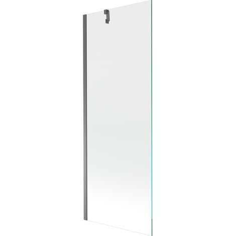Paroi de baignoire Mexen Next 1-volet 70 x 150 cm, transparent, gun metal - 895-070-000-00-00-95 (1/5)