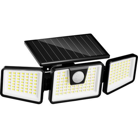 Solarspot Mit 3 Köpfen Und Sensor FALCON 800lm