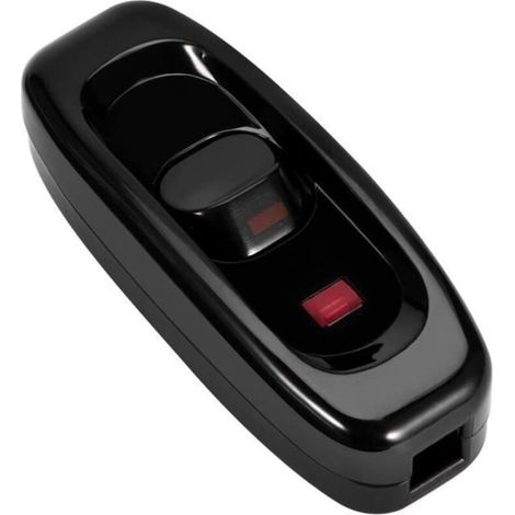 Bardusch-Interrupteur de Lampe - HB010 - Noir - AC 250V - 10A - Prêt à poser (1/4)