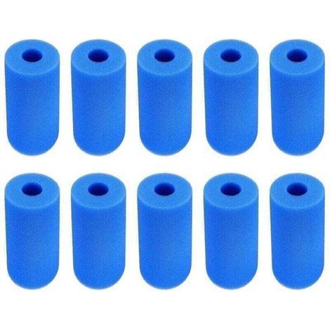 Pack of 10 Type A Filter Sponges, Foam Filters for Spas, Foam Pool Filters, Foam Filter Cartridges, Reusable and Washable, for Spas and Swimming Pools (1/4)