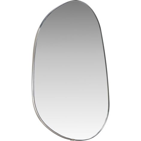 Miroir organique en aluminium 65x40cm - Chrome - Askersund (1/5)
