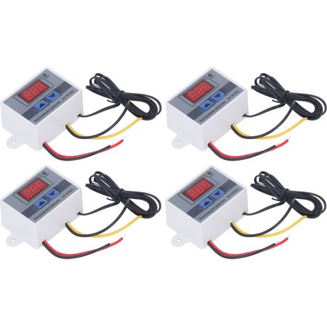 Module thermostat numérique LED 4 pièces pour chauffage et refroidissement, 12 V, 120 W (1/5)