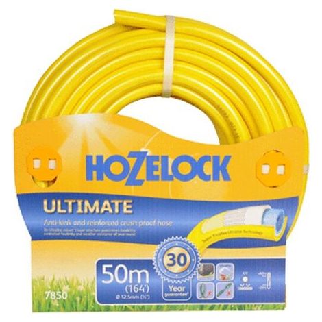 Hozelock 50m Ultimate Hose Pipe Garden Watering 7850 Crush Proof Anti Kink (1/10)