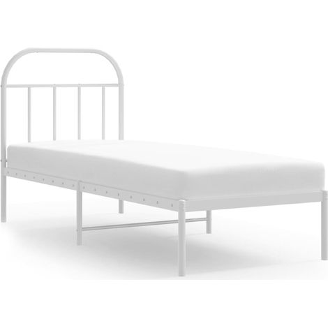 Maison Exclusive - Estructura cama sin colchón con cabecero metal (1/5)