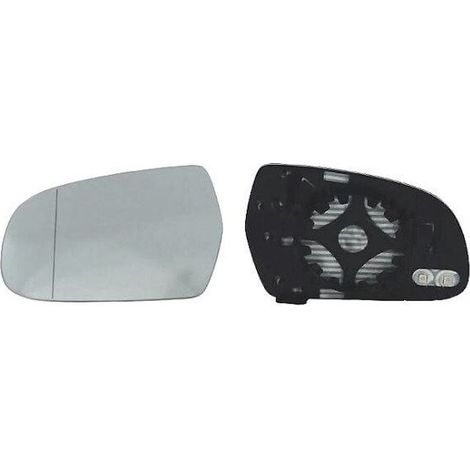 Verre de rétroviseur gauche asphérique chauffant Audi A4 4 B8 2009-2015