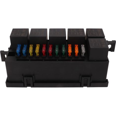 Boîtier de Relais Fusible 6 Relais 12V Étanche pour Véhicule Bateau Camping-Car (1/5)