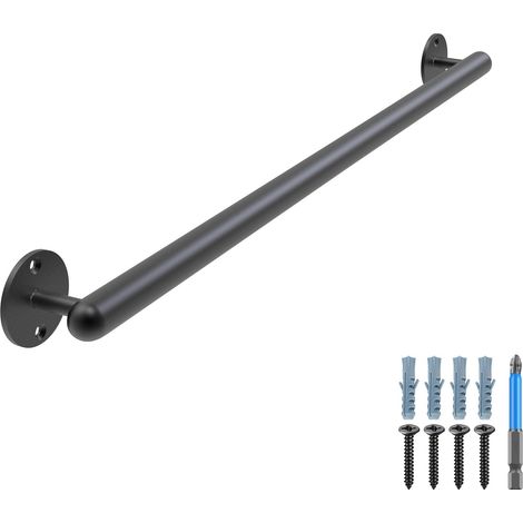 Main Courante Escalier 81cm Rampe d’Escalier Métal Barre Appui (1/5)