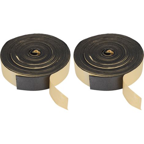 Lot de 2 rubans isolants pour climatisation, ruban d'étanchéité auto-adhésif en caoutchouc, fournitures pour tuyaux. (1/5)