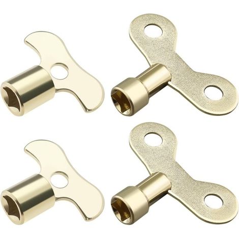 4 Pièces Clé Multifonction Robinet Vanne Radiateur 6mm 7mm Carrée Outil Plomberie (1/4)