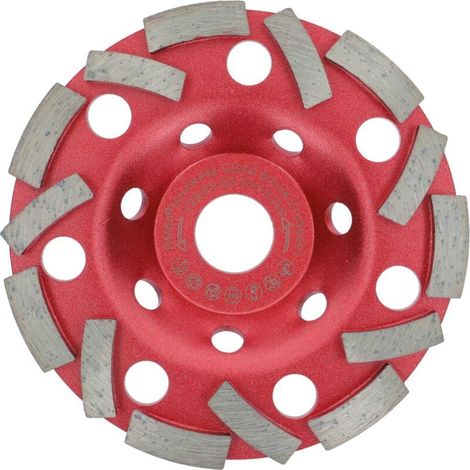 Extra Speed Diamond Cup Wheels for Concrete, 125mm x 22.2mm, Grinding Pad for Concrete Tiles and Masonry Adhesive