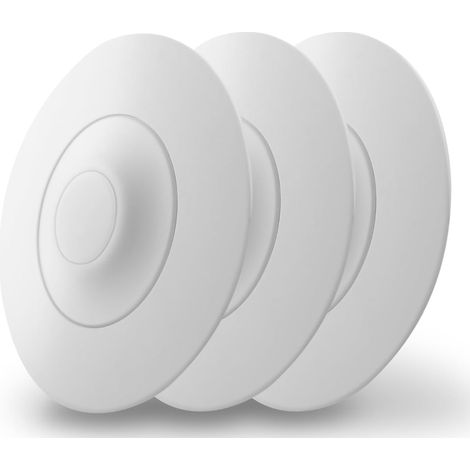 Bouchon Baignoire - Bouchon Évier Pliable en Silicone avec Filtre Cheveux et Restes Alimentaires - Universel pour Lavabo Évier Baignoire - 3 Pièces