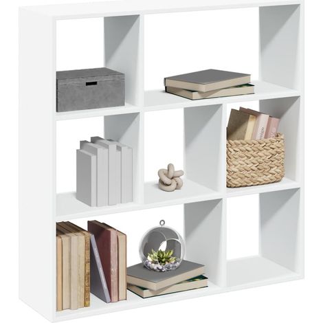 Raumteiler-Bücherregal Weiß 102x29x103,5 cm Holzwerkstoff