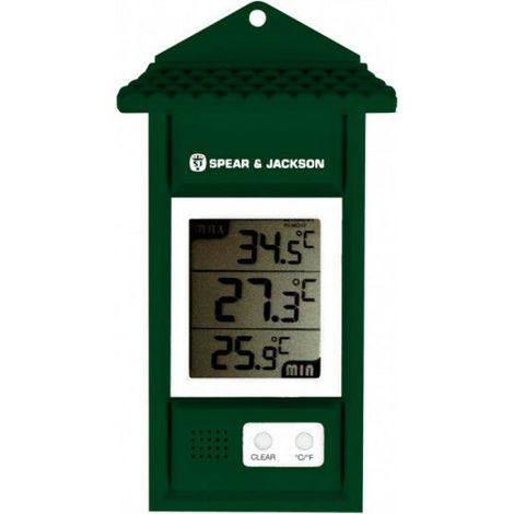 Thermomètre digital en plastique Lyon (1/5)