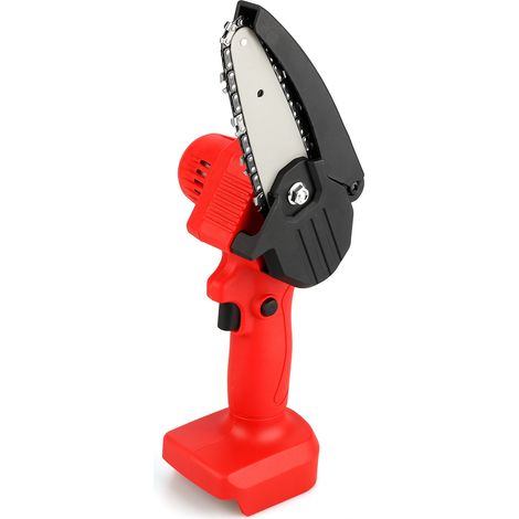 [JAMAIS UTILISÉ]Tronçonneuse électrique compatible avec les modèles BCL1830 et BCL1850, scie d'élagage sans fil à batterie, rouge. (1/2)