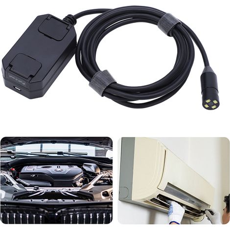All-in-One-WLAN-Industrieendoskop mit 14-mm-Zoom-Teleobjektiv und externer Kamera für Apple iPhone (1/5)