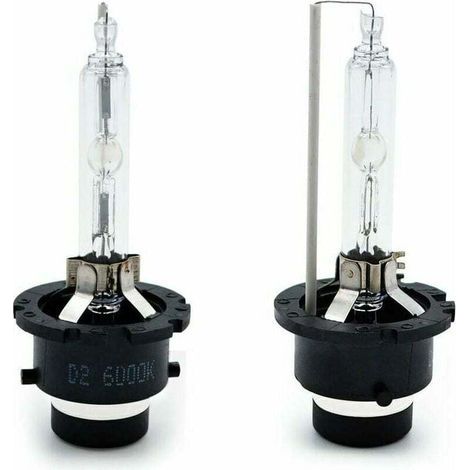 Kit fari allo xeno Tigrezy D2S, lampada a scarica HID bianca da 35W, 6000K, sostituisce lampadine alogene o a LED per uso esterno (2 unità) (1/4)