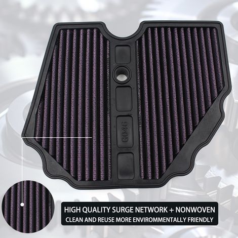 Air intake filter compatible with Benelli Jinpeng 502, Xiao 500, TRK502X and Shan 500 models.