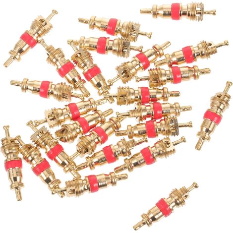 BESPORTBLE Lot de 50 obus valve en laiton pour vélos et motos (1/5)