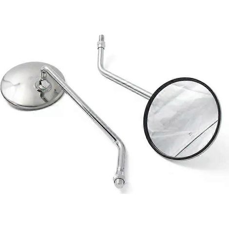 10-mm-Universal-Rückspiegel aus Edelstahl für Vintage-Motorräder mit positivem Gewinde, passend für GN125 CGJXLGV (1/5)