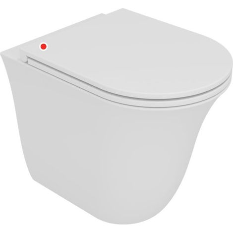 Coprivaso per wc - Tecnologia Soft Close Ammortizzata e Sgancio Rapido Bianco Lucido (1/4)