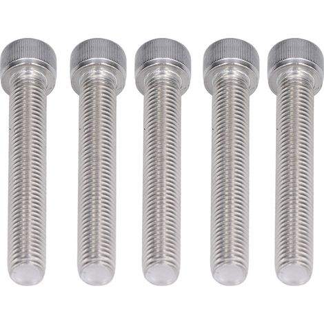 20 Vis à tête hexagonale creuse en acier inoxydable A2-70, filetage M12x1.75, longueur 75mm - Lot de 20 vis (1/5)