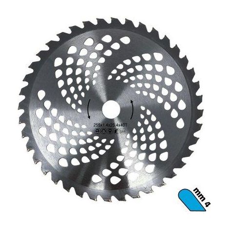 DISCO X DECESPUGLIATORE AL TUNGSTENO STARS - ACCIAIO DENTI 40 D.MM 255 S.MM 2,0 WIDIA MM 4- 2 pezzi