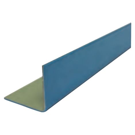 Cornière en tole colaminée - Face PVC à l'extérieur