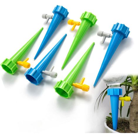 Lot de 30 Goutte à Goutte Bouteille, Arrosage Plantes Automatique Irrigation Goutte à Goutte avec vannes de régulation débit d'eau réglable, Pour plantes en pot, fleurs, jardin (1/5)
