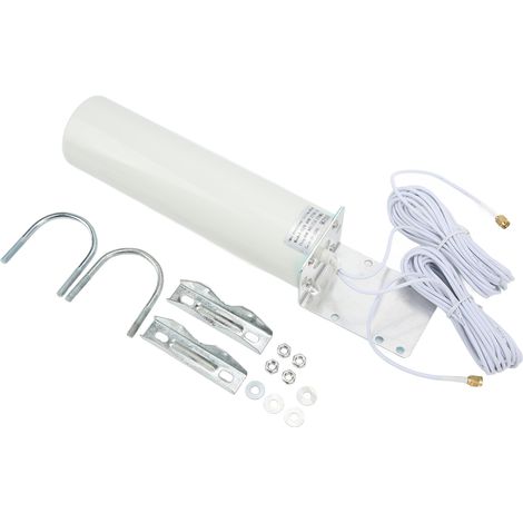 Antenne 4G 12dBi Omni Barillet Amplificateur de Signal 3G 4G Extérieure avec Double Connecteur SMA Mâle (1/5)
