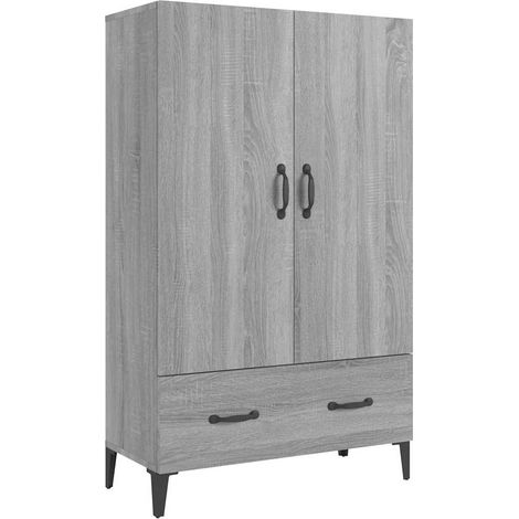 Maison Exclusive - Credenza Grigio Sonoma 70x31x115 cm in Legno Multistrato (1/5)