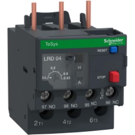 Schneider rele' termico per motore 0,40-0,63a classe 10a lrd04
