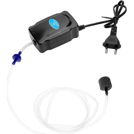 Pompe à air silencieuse pour aquarium - Kit complet - 2 L/min - 3 W - Silencieuse - Capacité : 5 à 300 L (1/5)