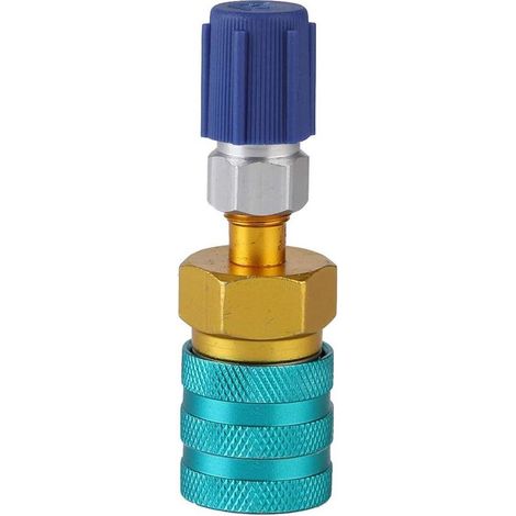 Quick adapter R1234YF to R134A, lower coupling, automotive air conditioning (1/5)