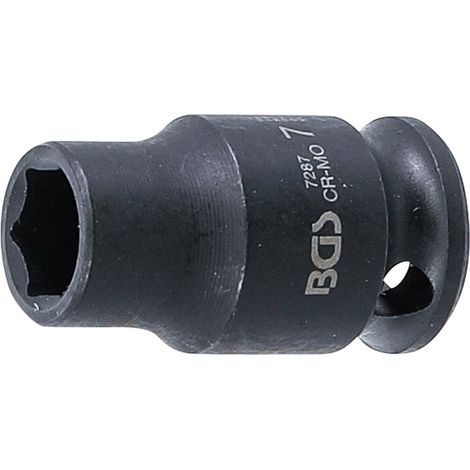 Chiave a bussola bgs 7287 profilo Pro Torque anello gomma (1/4)