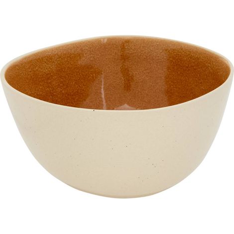 Saladier Wonja jaune L26,2xp25xH12,5cm - Atmosphera créateur d'intérieur
