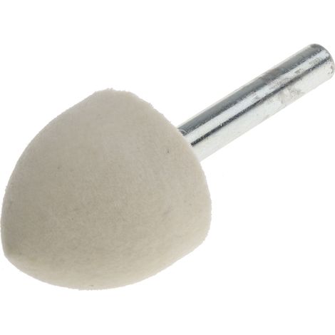 Disque en coton de polissage, RS PRO, Conique , 25mm x 6 mm ( Prix pour Sachet de 5 )