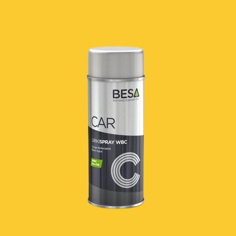 Bombe de peinture Jaune Zinc RAL 1018 Satin